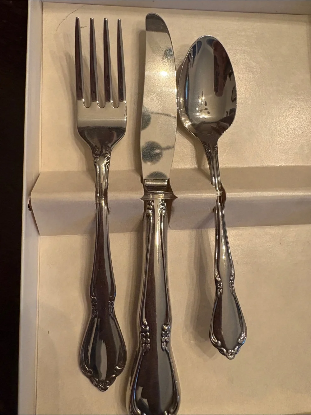 Oneida Stainless Steel Child Flatware Set with Rainbow Accent Artwork